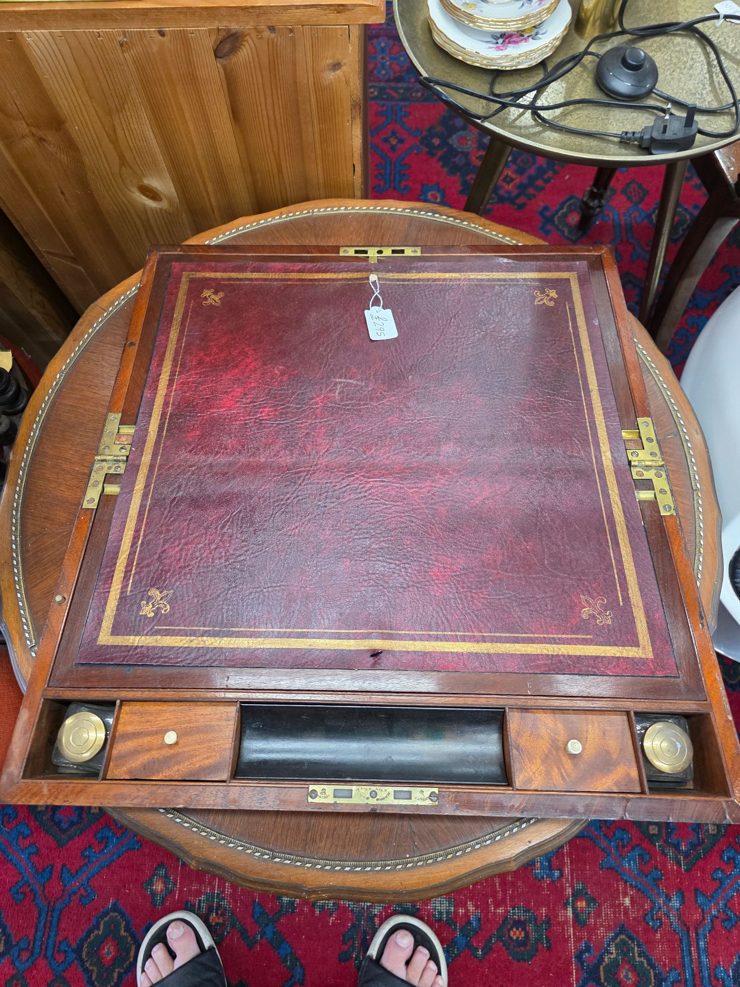 Antique rosewood Writing box