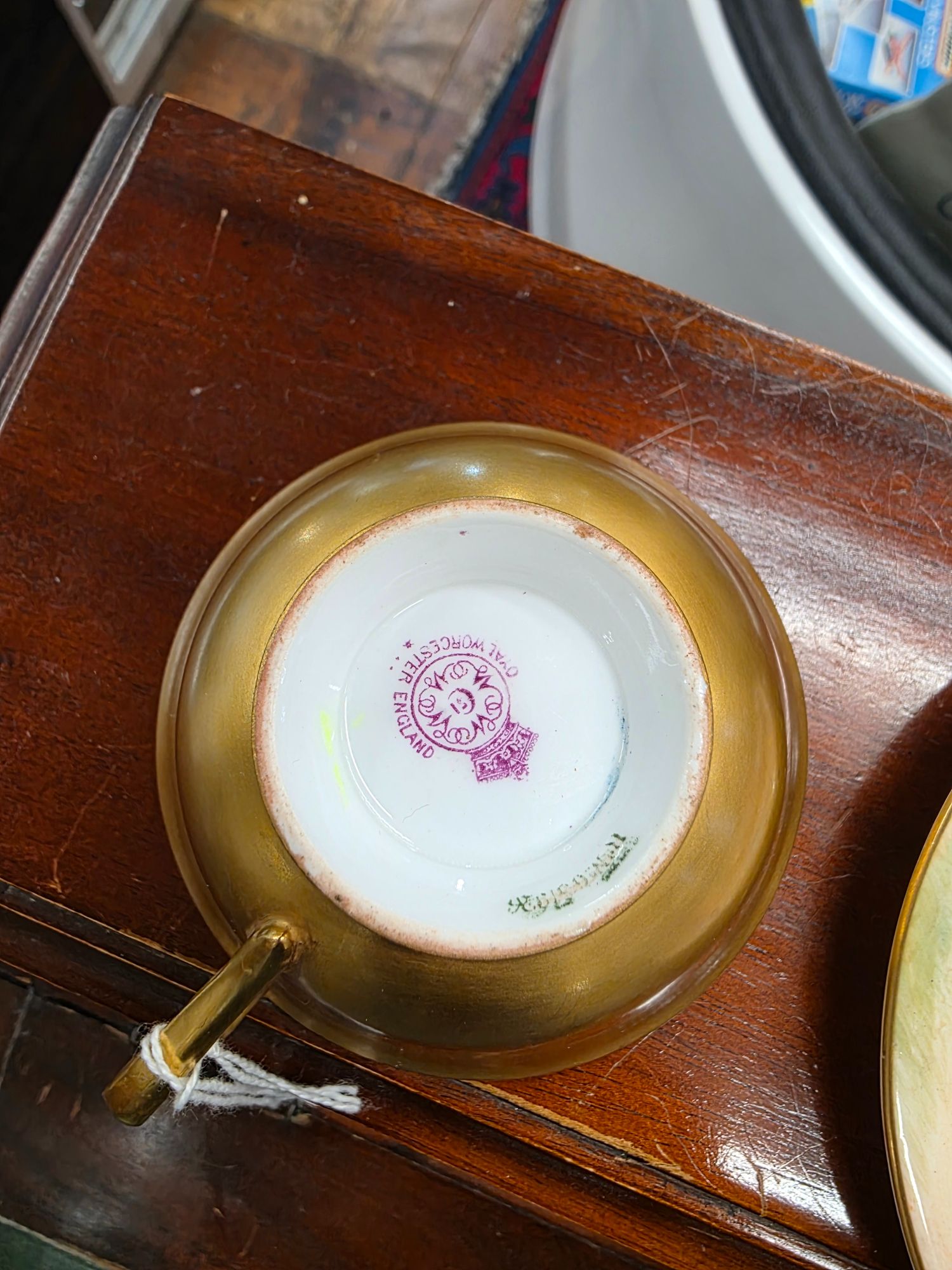 Royal Worcester Fruit Cup & Saucer