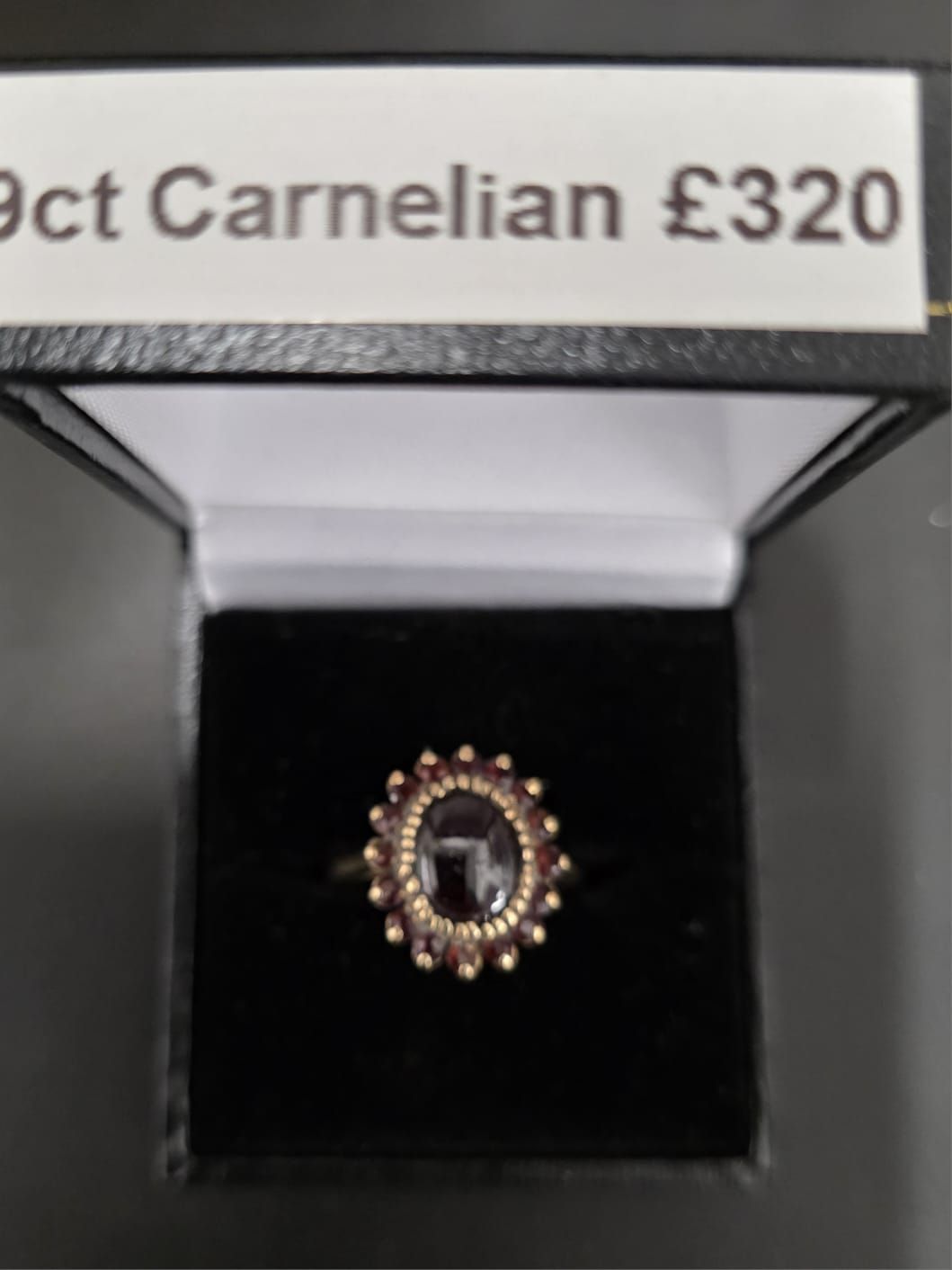Carnelian 9ct Gold Ring