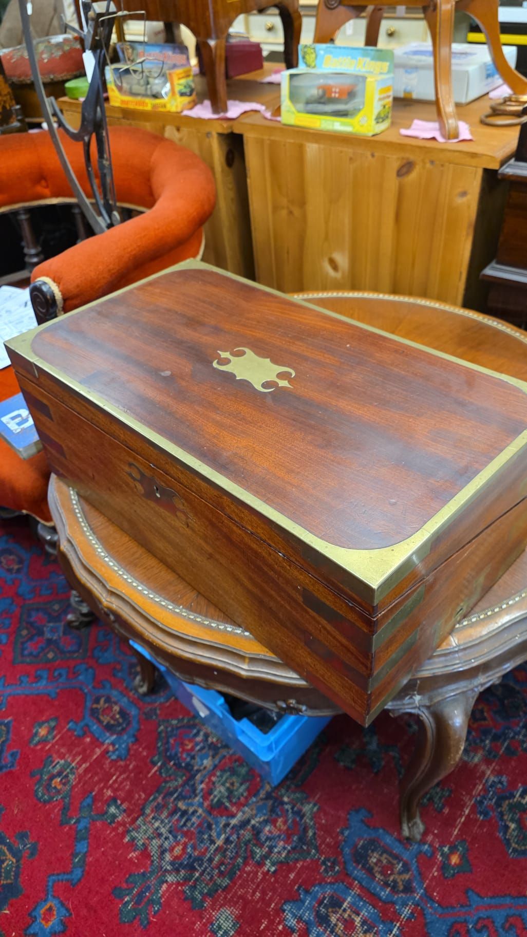 Antique rosewood Writing box