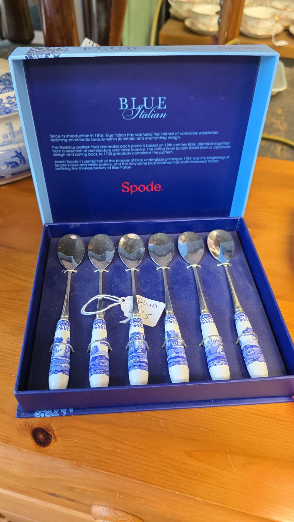 Italian Spode Teaspoon Set